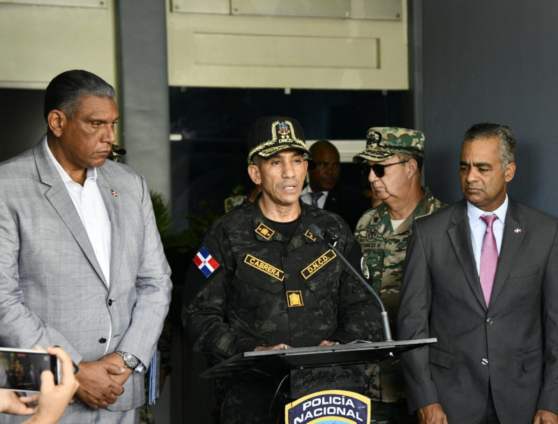 El presidente de la Dirección Nacional de Control de Drogas (DNCD), vicealmirante José Manuel Cabrera Ullo