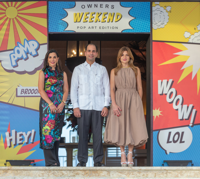 Francesca, Frank Elías y Paola Rainieri