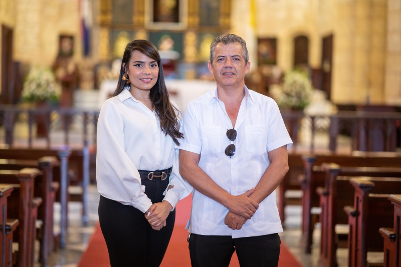 Jennifer Portorreal  e Iván Villalobos