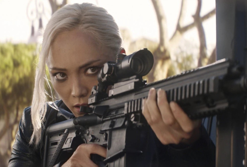 Esta imagen difundida por Paramount Pictures muestra a Pom Klementieff en una escena de “Mission: Impossible - Dead Reckoning, Part One.”