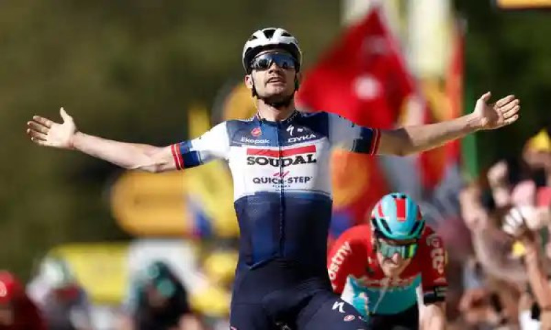 Kasper Asgreen fue el ganador de la etapa número 18 del Tour de Francia.