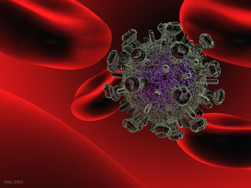 Recreación del virus del VIH
