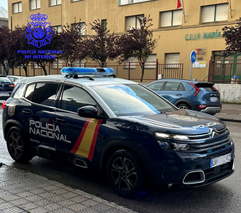 Coche de la Policía Nacional.