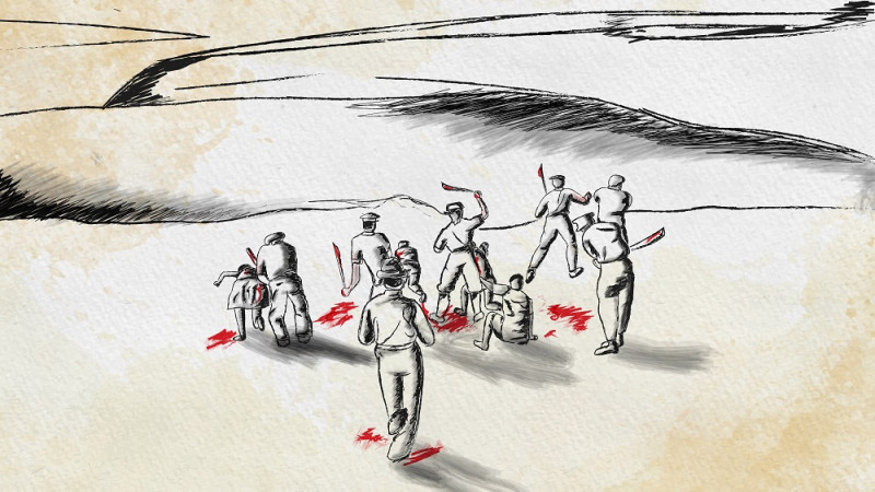 Ilustración de La Masacre de Perejil.