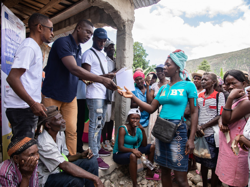 Alianza-ActionAid ayuda a la población de Haití.