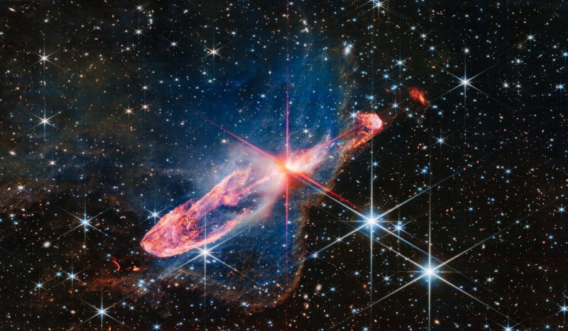 El Telescopio Espacial James Webb captura en una imagen infrarroja de las estrellas en formación activa.