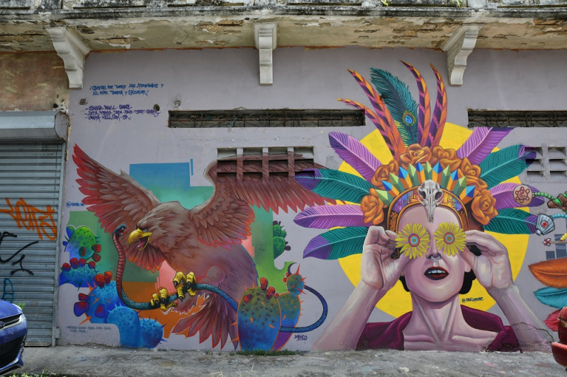 Mural en Santa Bárbara