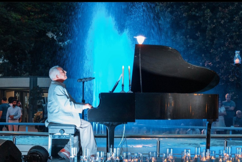 Rafael Solano durante su concierto en el Parque Iberoamérica, el 27 de julio de 2023.