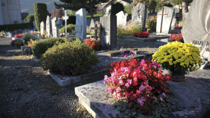 Cementerio en Suiza