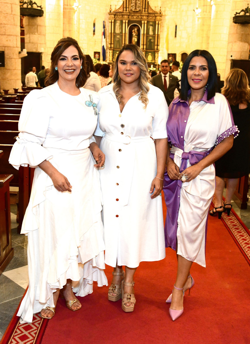 Giselle Mancebo, Priska Reyes y Raquel Cabrera.