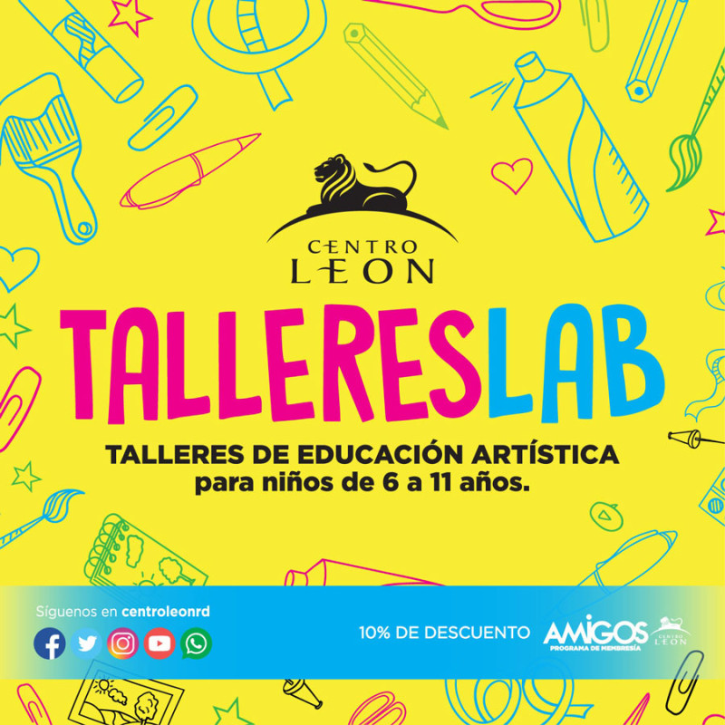 Talleres Lab, el programa de educación artística permanente del Centro León regresa el 05 de septiembre de 2023. Dirigido a niños y niñas
