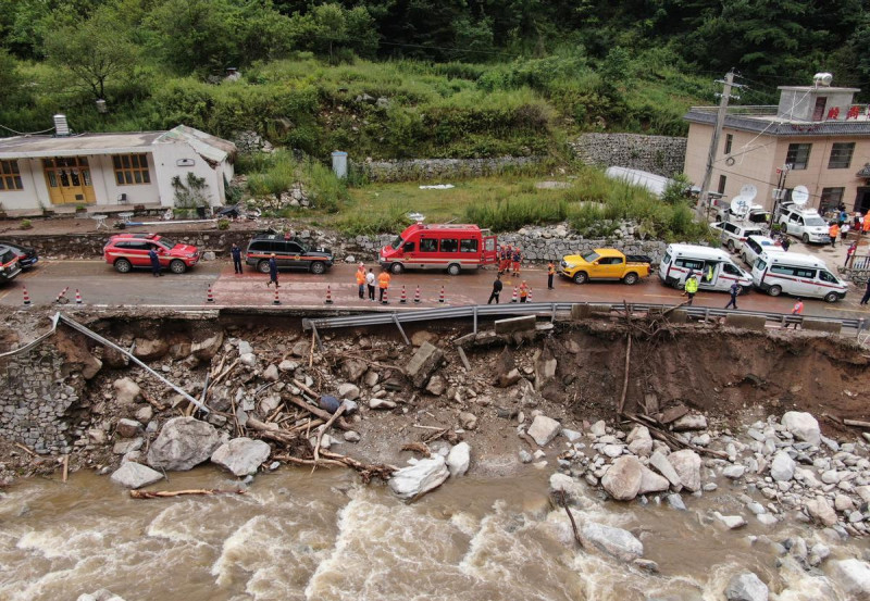 China registró precipitaciones históricas e inundaciones mortíferas en las últimas semanas que dejaron decenas de muertos.