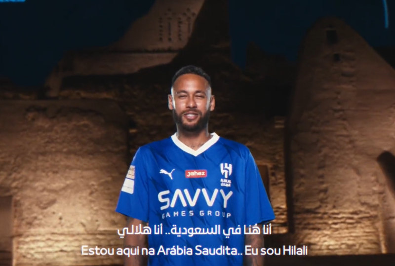 Neymar Jr. en el equipo Al Hilal