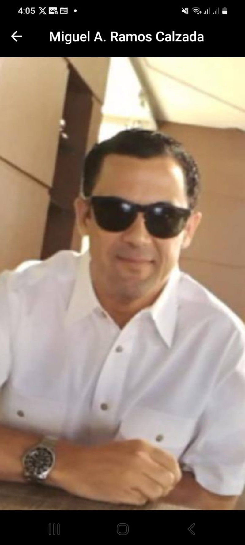 Miguel Angel Ramos Calzada.