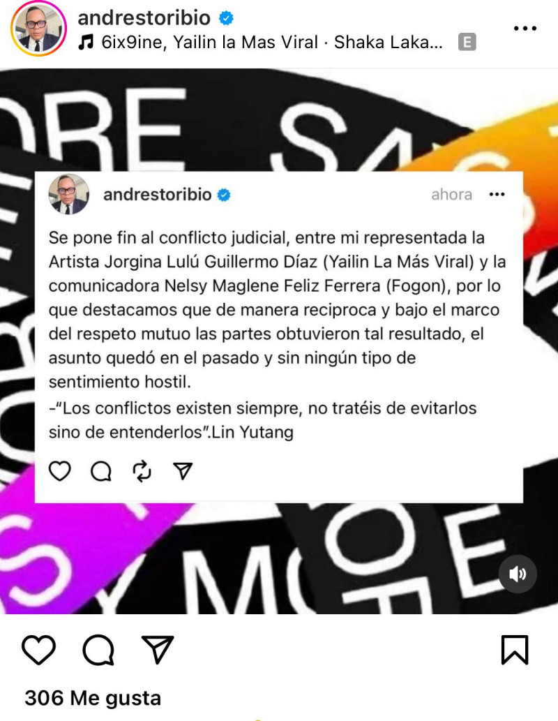 Threads de Andrés Toribio, abogado de Yailin