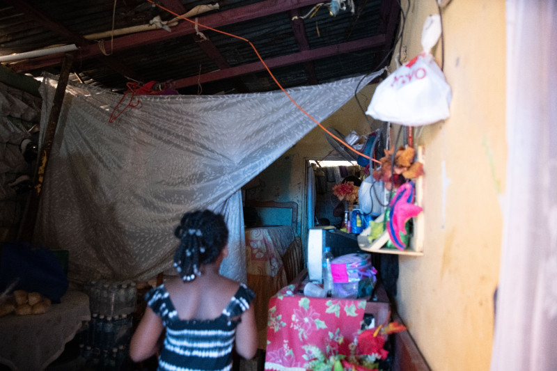 Casa de Santo Manuel De Jesús, quien era motorista de confianza de la gente de Barrio Nuevo, en San Cristóbal. Sin embargo, pertenece al listado de las más de veintena de personas fallecidas en la explosión.