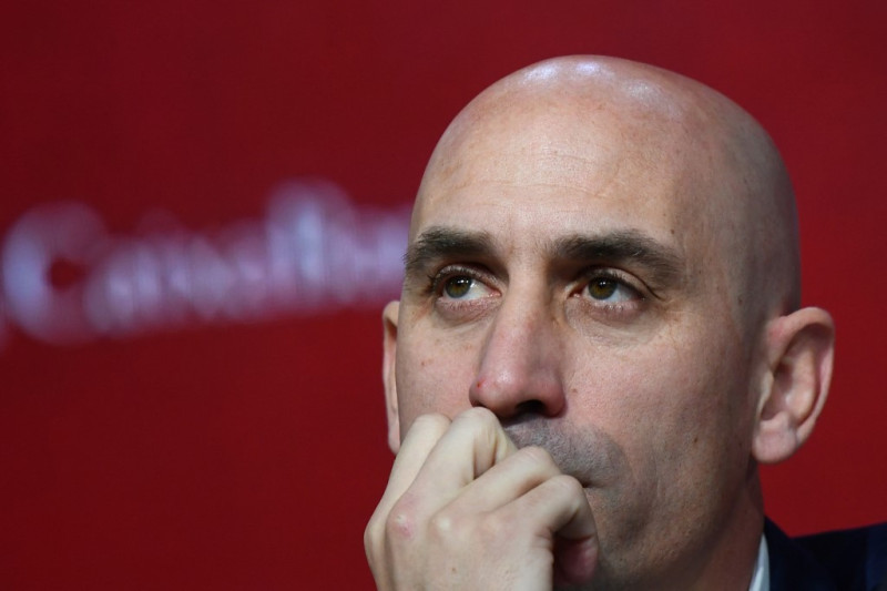 El presidente de la Real Federación Española de Fútbol (RFEF), Luis Rubiales