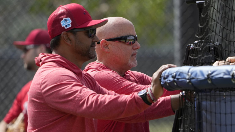 Dave Martínez y Mike Rizzo.