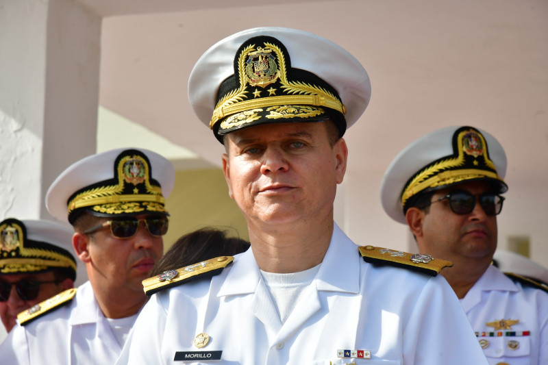 Vicealmirante Agustín Alberto Morillo Rodríguez, nuevo comandante general de la Armada Dominicana.