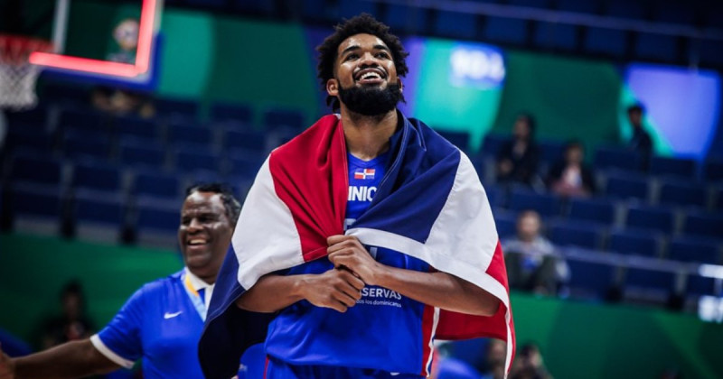 Karl Anthony-Towns, uno de los jugadores de más cartel que participa en la Copa Mundial.