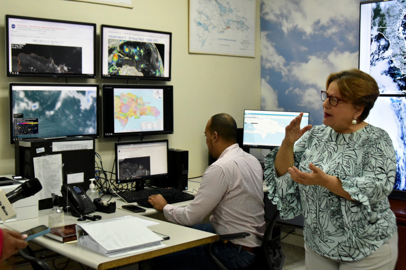 Gloria Ceballos, quien es ingeniera y se especializó en Meteorología en España, confiesa que la tormenta Noel le dio mucho tormento.