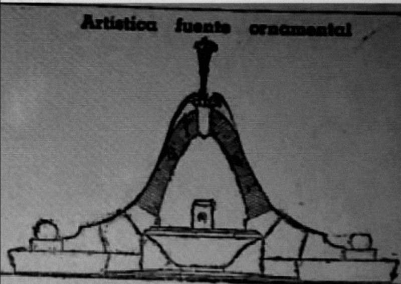 Ilustración de la fuente en documento del AGN.