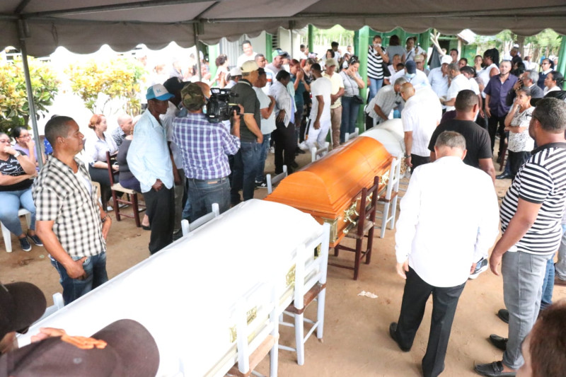 Los fallecidos serán sepultados la mañana de este miércoles en el cementerio municipal de La Gorra.