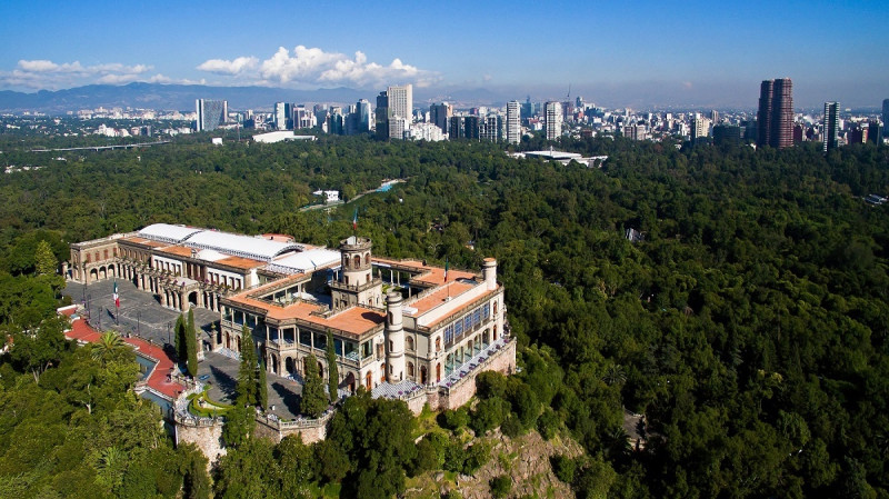 El castillo de Chapultepec combina historia, cultura, belleza natural y unas vistas espectaculares.