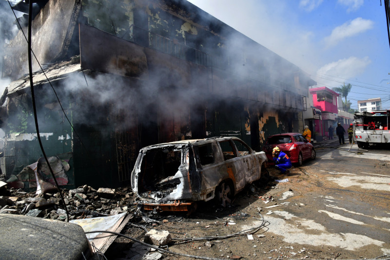 La explosión en San Cristóbal provocó muertes y destrucción.