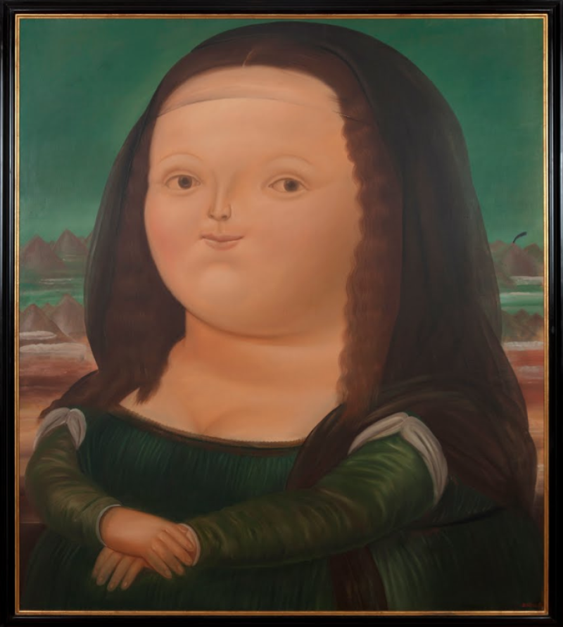 Monalisa, obra de Botero.