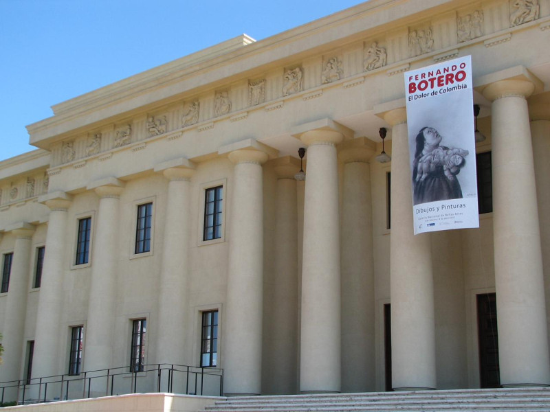 La exposición titulada “El dolor de Colombia” tuvo lugar en el Palacio de Bellas Artes, en 2010.