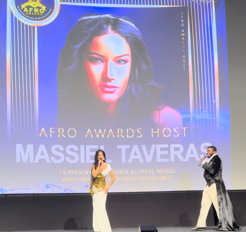 Massiel Taveras en el Afro Awards