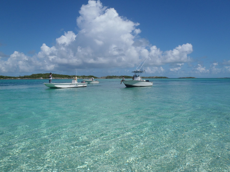 Fotografía ilustrativa de playa de Bahamas.