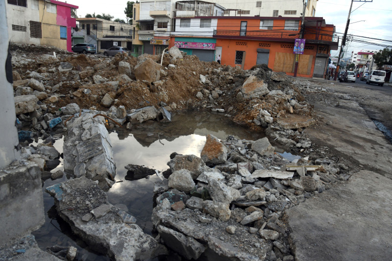 Así está el lugar de la tragedia de San Cristóbal donde murieron al menos 38 personas.