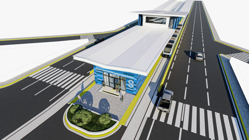Tren Metropolitano de Santo Domingo.