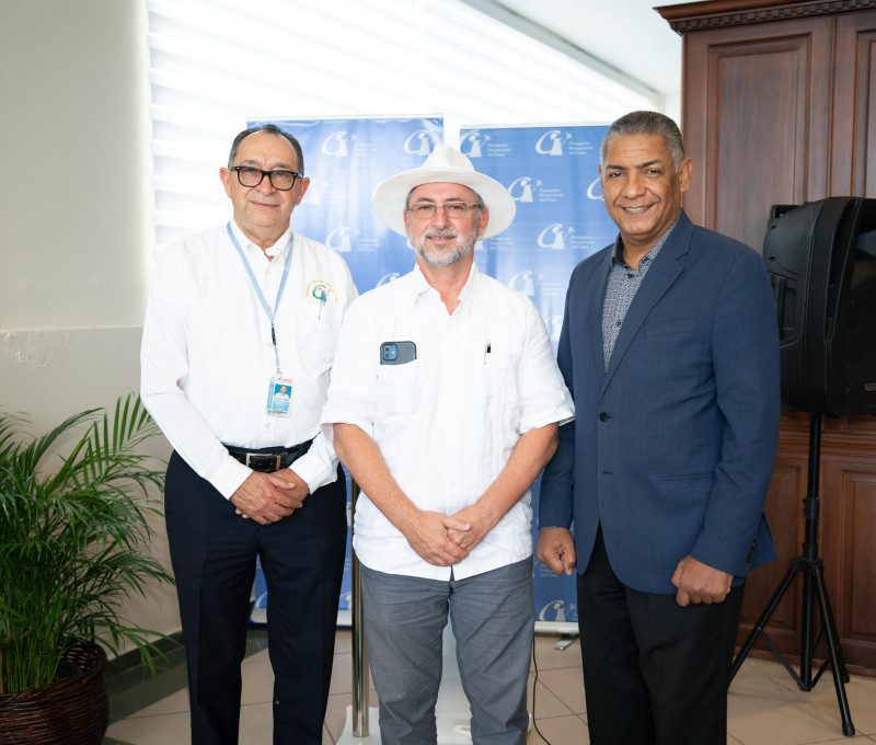 Teófilo Gómez, César González y Ramón Paulino