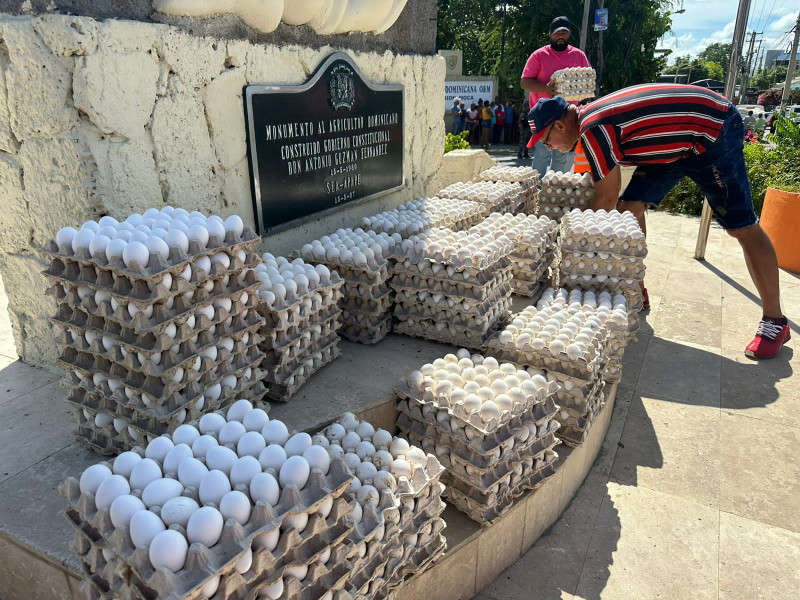 Huevos que estaban regalando