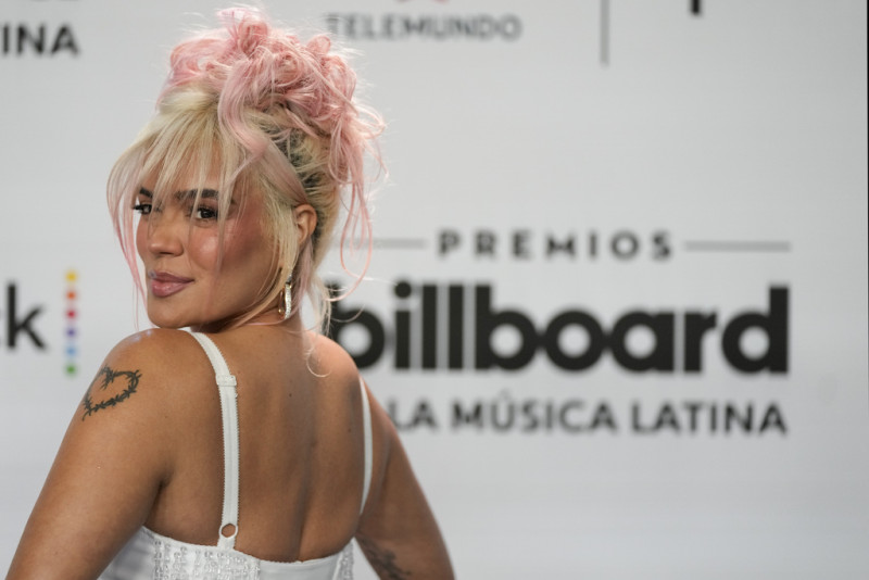Karol G llega a los Premios Billboard de la Música Latina
