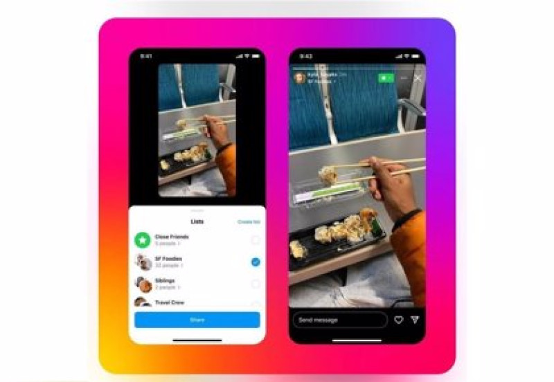 Instagram prueba compartir historias con múltiples listas de audiencia.