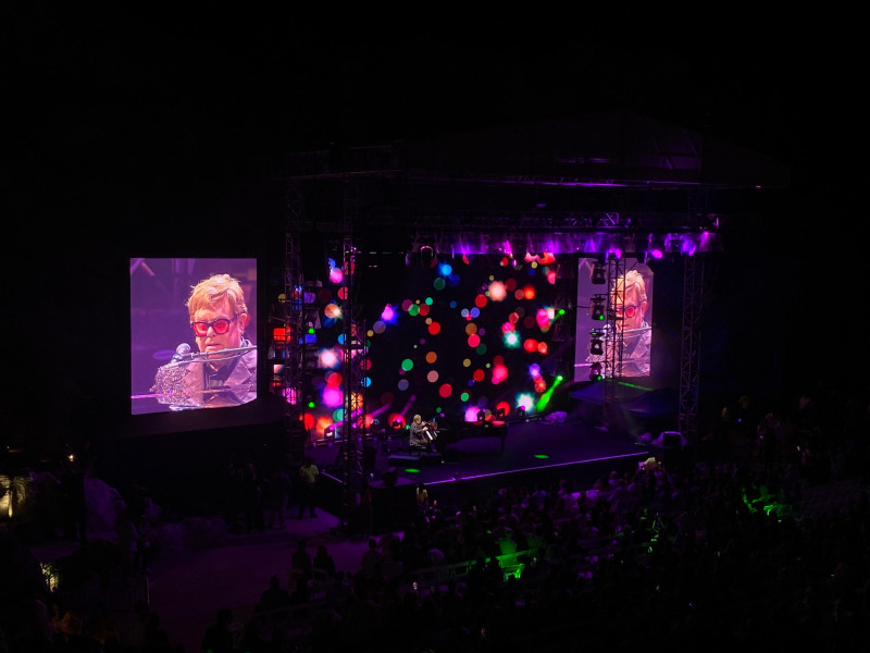 Elton John repasó en “The Legend Arena”
