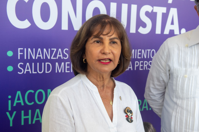 La vicerrectora académica de la UASD, Rosalía Sosa.