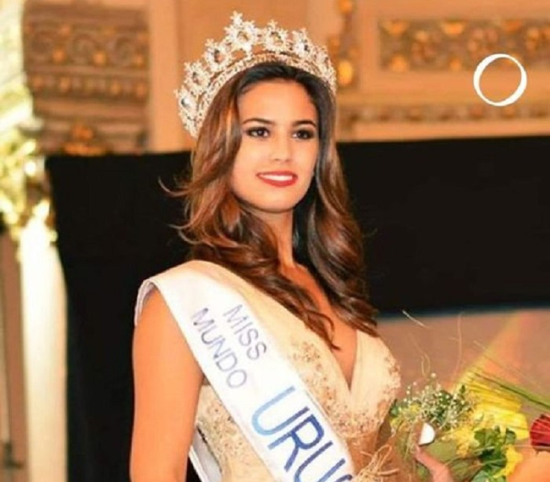 La exreina de belleza de Uruguay Sherika de Armas,
