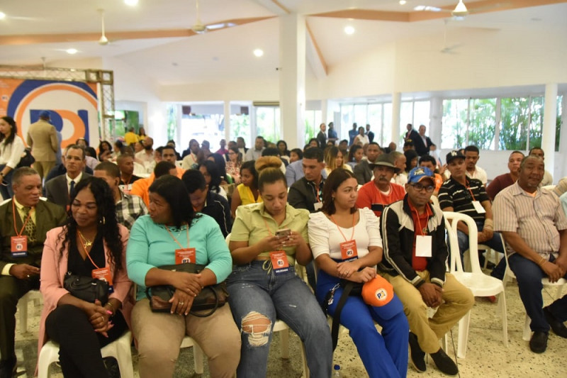 Los militantes del PDI durante la convención