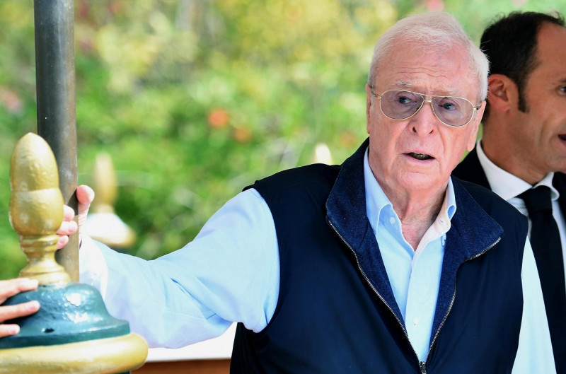 Michael Caine en foto de archivo.