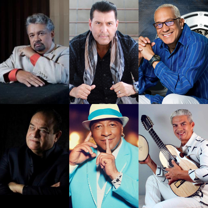 Nino Segarra, Domingo Quiñónez, Oswaldo Román, Tony Vega, Javier Vázquez y Anthony Colón estarán en "Aquí está la salsa"