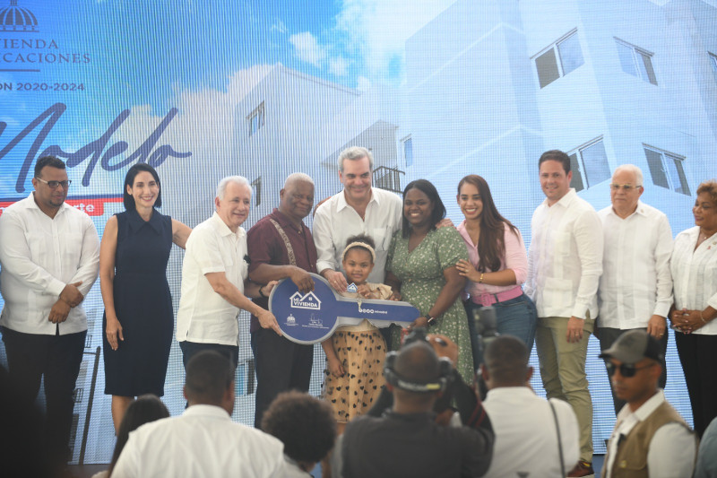 Se entregaron este sábado 264 apartamentos en el proyecto “Mi Vivienda Ciudad Modelo”, en Santo Domingo Norte.