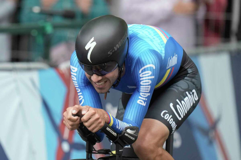 Alejandro Vargas, de Colombia, fue el pedalista que se alzó con la medalla de oro.