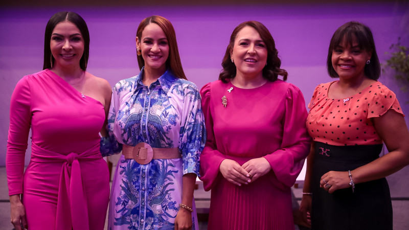 Beba Rojas, Wanda Sánchez, Emelyn Baldera y Blanca González.