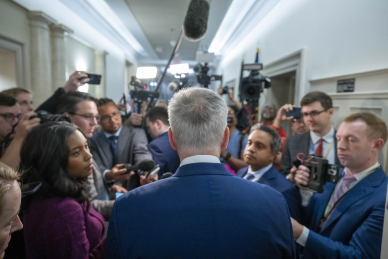 El expresidente de la Cámara de Representantes, Kevin McCarthy