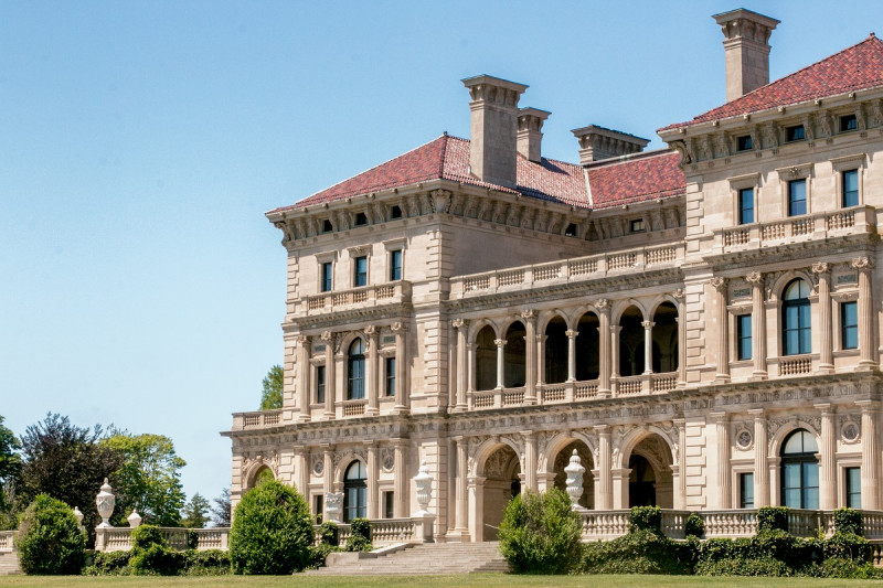 ‘The Breakers’, palaciega mansión de la familia Vanderbilt en  Newport, forma parte del Registro Nacional de Sitios Históricos.